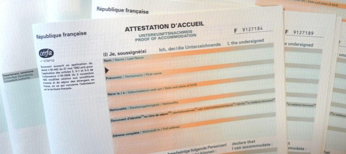 Attestation daccueil