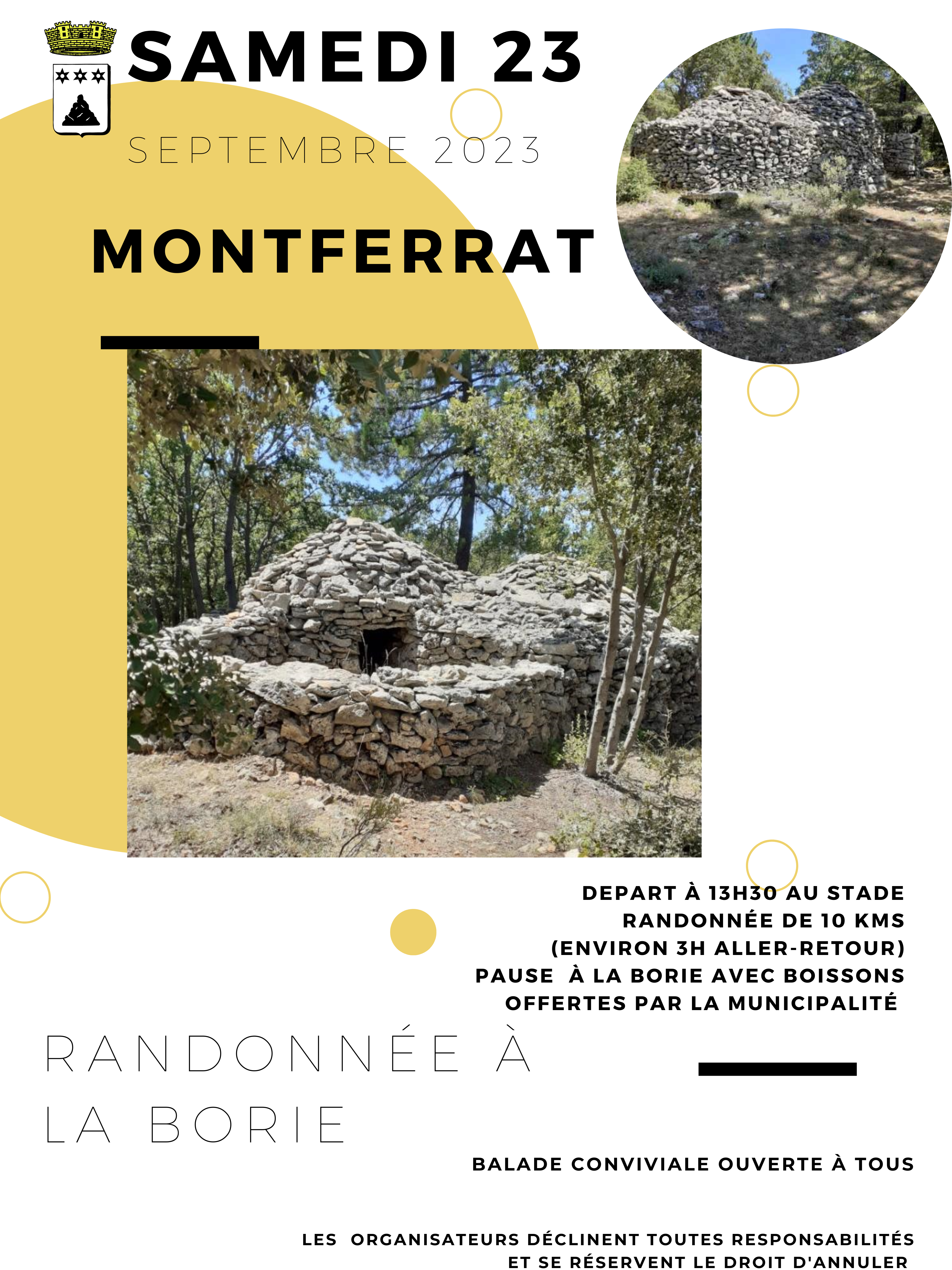 Randonnée a la borie