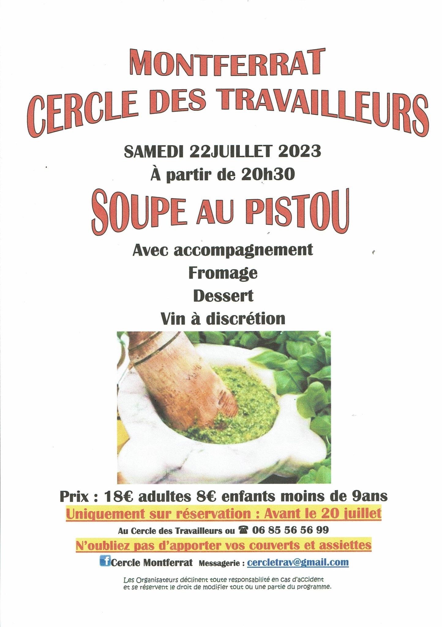SOUPE AU PISTOUS