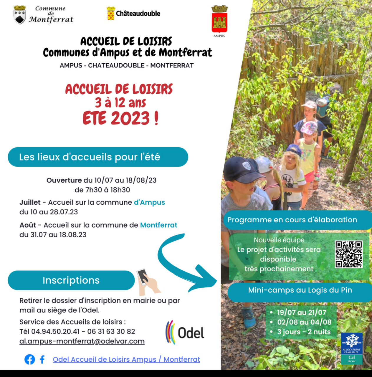 acceuil de loisirs été 2023